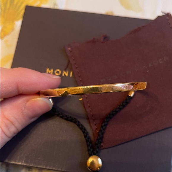 Monica Vinader Gold and Black Bracelet - Picture 3 of 5